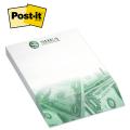 Post-it® Custom Printed Angle Note Pads &mdash;Rectangle 4 x 5-3/4 &nbsp; Rectangle - 150-sheets / 1 Color