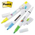 Post-it® Custom Printed Flag+ Pen and Highlighter Combo - One Size / 4 color process