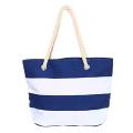 Canvas Stripe Beach Travel Tote - By Boat