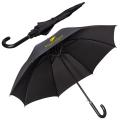 Leeman™ 48" Executive Umbrella with Curved Faux Leather Handle