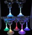 LIGHT-UP MARGARITA GLASS - RGB - (8 FUNCTIONS) - BATTERIES (3 X AG13) - INCLUDED - REPLACABLE