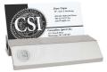 Silver Tone Business Card Holder