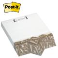 Post-it® Custom Printed Angle Note Pads &mdash; Diamond 4 x 5-3/4 &nbsp; Diamond - 100-sheets / 2 Color