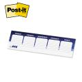 Post-it® Custom Printed Organizational Notes 3 x 10 - 25-sheets / 4 color process