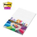 Post-it® Custom Printed Notes Full Color Program 4 x 6 - 25-sheets / PROMO 4 Color Process
