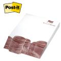 Post-it® Custom Printed Angle Note Pads &mdash; Pill 4 x 5-3/4 &nbsp; Pill - 100-sheets / 2 Clor