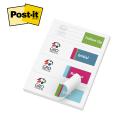 Post-it® Notes as Custom Printed Page Markers 3 x 4 - 50-sheets / 4-color process