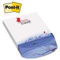Post-it® Custom Printed Angle Note Pads &mdash; Rounded 4 x 5-3/4 &nbsp; Rounded - 150-sheets / 1 Color