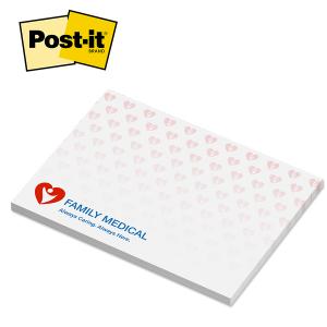Post-it® Custom Printed Notes 3 x 4 - 50-sheets / 1 Color
