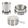 Stainless Steel Travel Folding Collapsible Cup - 140 Ml